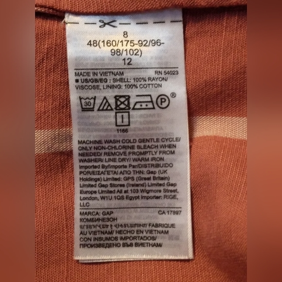 Gap Capri jumpsuit with open back - Picture 5 of 5